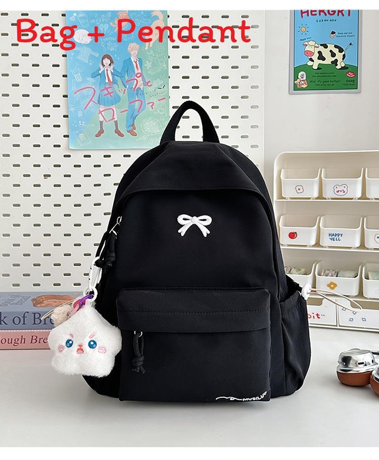 Sweet Candy Color Small Backpack With Nylon For School Use And Daily Commutes