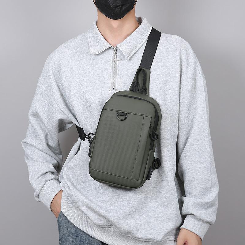 Chest Bags Men's One Shoulder Crossbody Bag Large Capacity Outdoor Sports Leisure Fashion Small Shoulder Bag Backpack