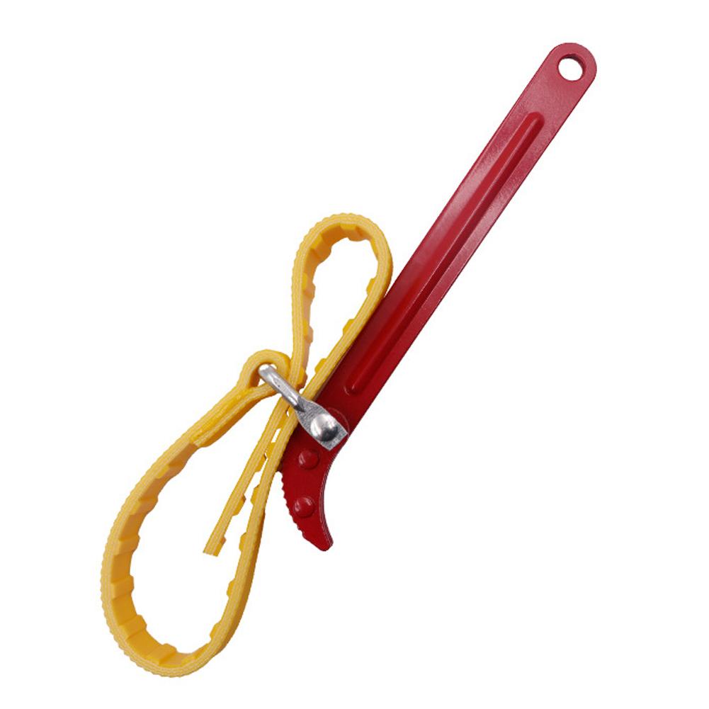 Adjustable Oil Fuel Filter Removal Strap Wrench Tool Belt 8/12inch Heavy Duty T U Strap Opener Cartridge Disassembly Tool