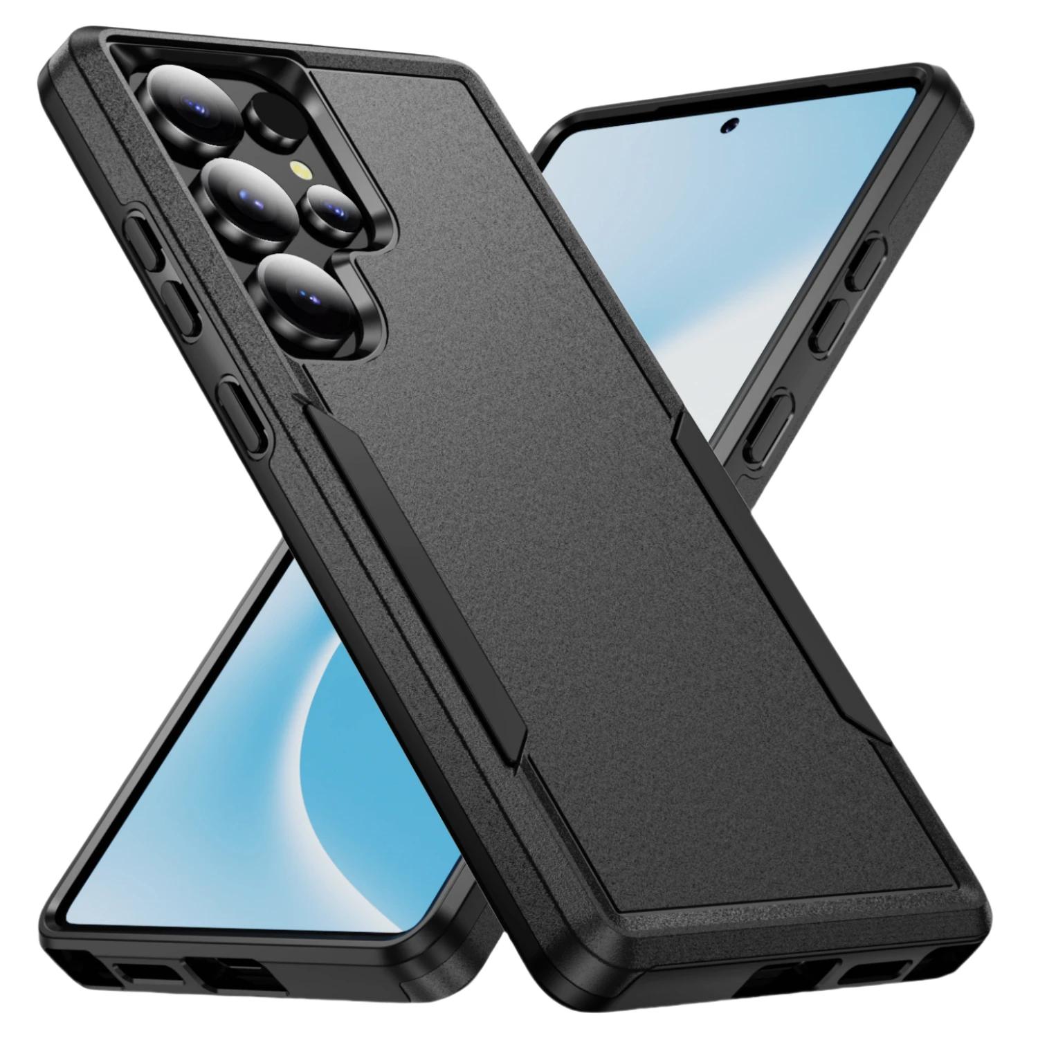 

Durable Heavy Duty Case for Samsung Galaxy S25 Ultra Edge S24 S22 Plus S23 FE Rugged Bags for Galaxy S22 Ultra темно-синього кольору