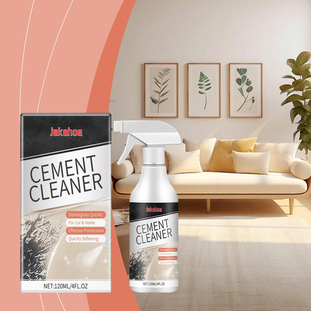 Jakehoe Water-based Cement Cleaner Powerful Tile Grout And Concrete Floor Cleaner 120ml