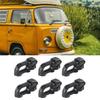 Double Bolt Fastening Clamps For Campers Tracks Carbon Steel 110LBS Load Capacity L Track Tie Down Fitting