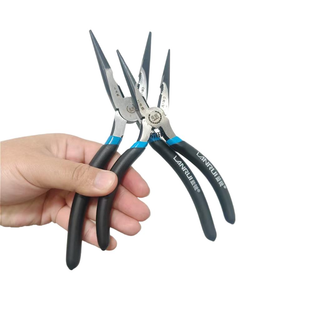8 Inch Long Pointed Needle Nose Pliers Beak Clip Manual Small Specific Pliers Multifunctional Hand Tool 6 Inch