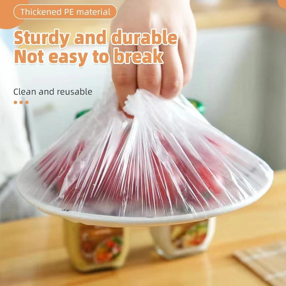 Elastic Food Bowl Protective Cover Reusable Stretchable Food Cover Suitable Different Sizes Bowls Plates Kitchen Supplies