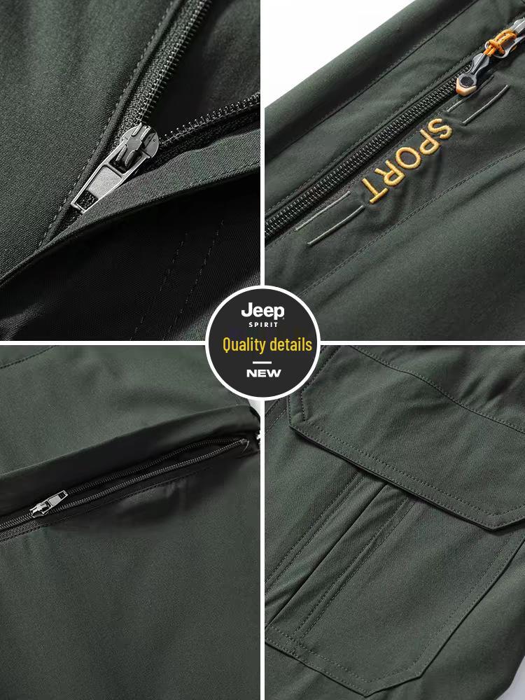 Herren Quick-Dry Stretch Outdoor Wanderhose - Atmungsaktiv, Leicht, Abnehmbar für Sommerabenteuer