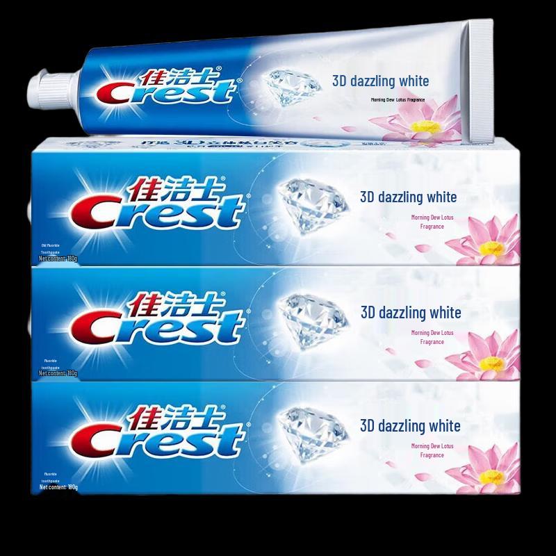 Зубная паста Crest 3D White Утренняя роса Лотос, 3 x 170 г