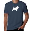 Norfolk Terrier Silhouette(S) Tshirt Plus Size Loose Fit Tshirt