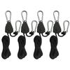 1/2/4/6/8/10/12/14/16pcs Hanger Pulley Ratchets Kayak Rope 1/8 Lift Pulley Rope Pulley 1.6M Lock Tie Down Strap Sky Curtain Tent