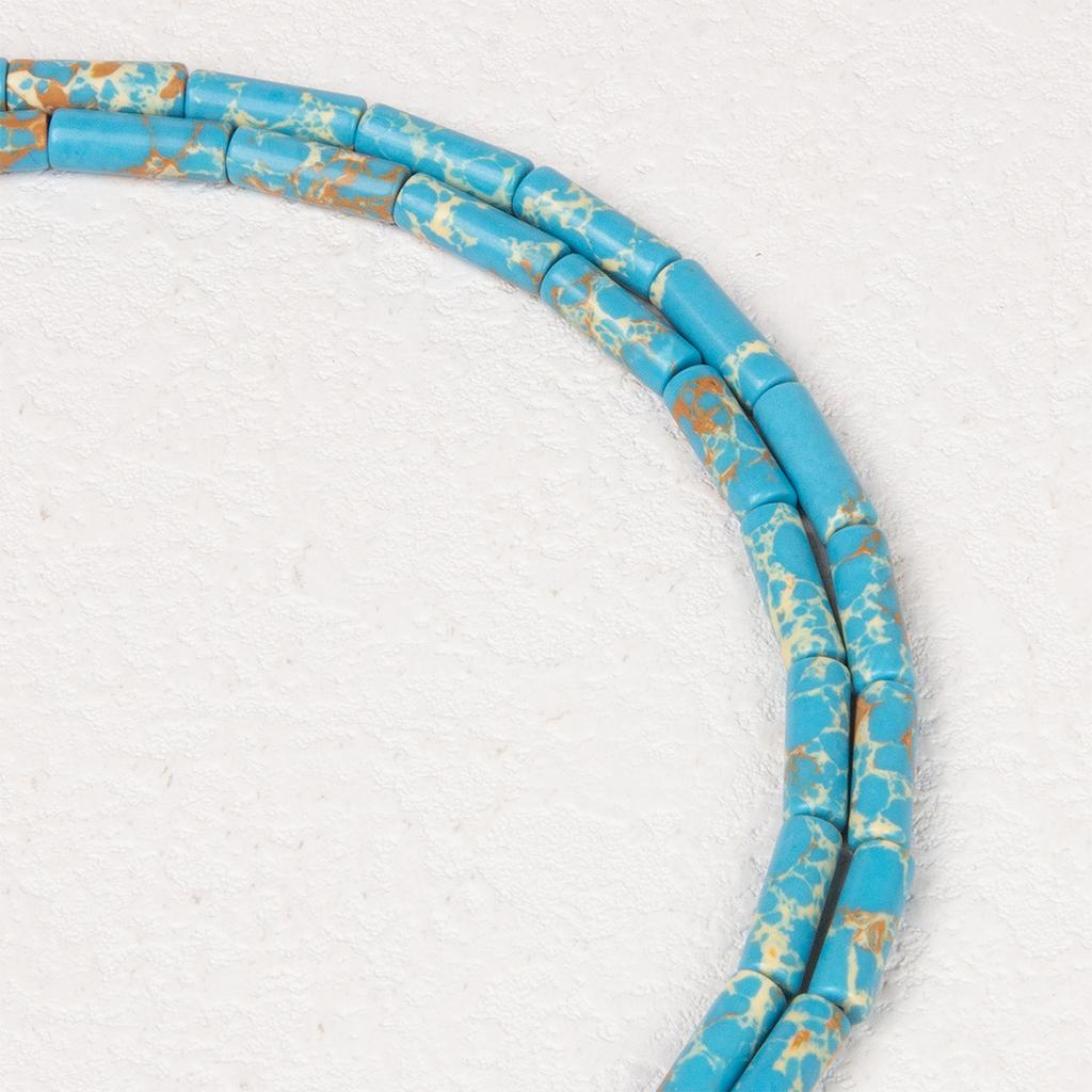 4 * 13mm round tube loose beads, crystal, agate, cylindrical round tube loose beads, semi-finished products, DIY jewelry, accessories