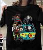 Michael Myers Jason Voorheen Freddy Scooby D00 Scary Unisex T-Shirt S-5XL