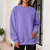 Women's Casual Drop Shoulder Neck Sweatshirt