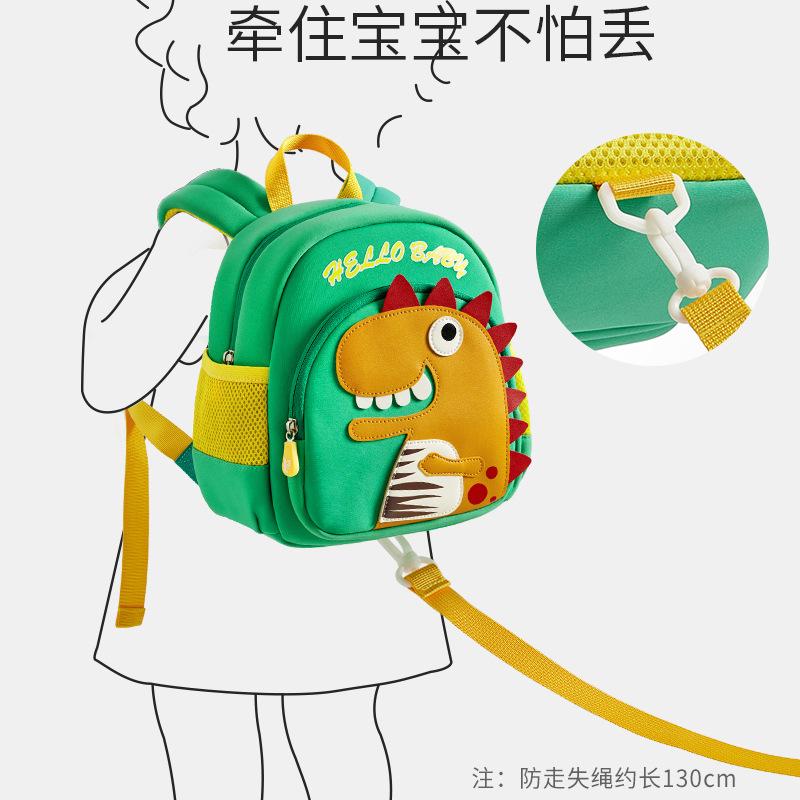 Kindergarten Schoolbag Children Dinosaur Backpack Cute Baby Large, Medium and Small Classes Little Yellow Duck Printing Children
