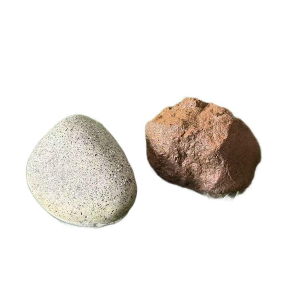 Realistic Disguised Rock Key Storage Box Resin Fake Rock Statue Decoration  Patio