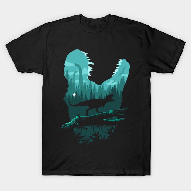 Men Black Print T-shirt T-Rex No-Cut Transfer Paper Print Cotton Tshirt XL чёрный