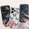 For Xiaomi Redmi 13 4G 5G Back Cover On Redmi13 5G Coque Funda Flower Butterfly Women Fashion Phone Case Liquid Silicone Shell