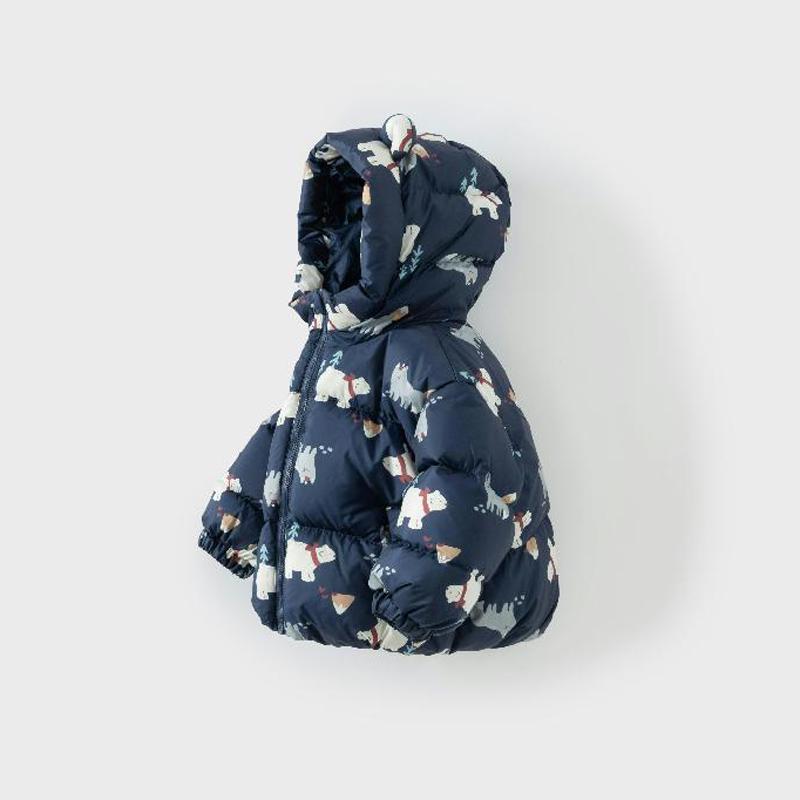David Bella Kinder Antibakterielle Daunen-Pufferjacke