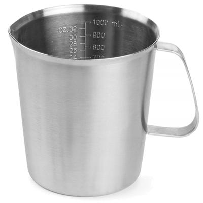 Taza medidora de cocina con escala de acero inoxidable 0,5 l Hendi 516102