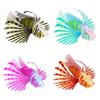 Luminously Artificial Lionfish Silicas Fish Ornaments Glowing In Dark Decors