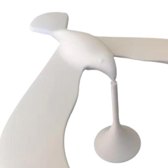 3D Printed Balance Bird Figurine, Stress Relief Gravities Seagull Desk Toy, Minimalist Tabletop Bird Decoration for Home Office Living Room
