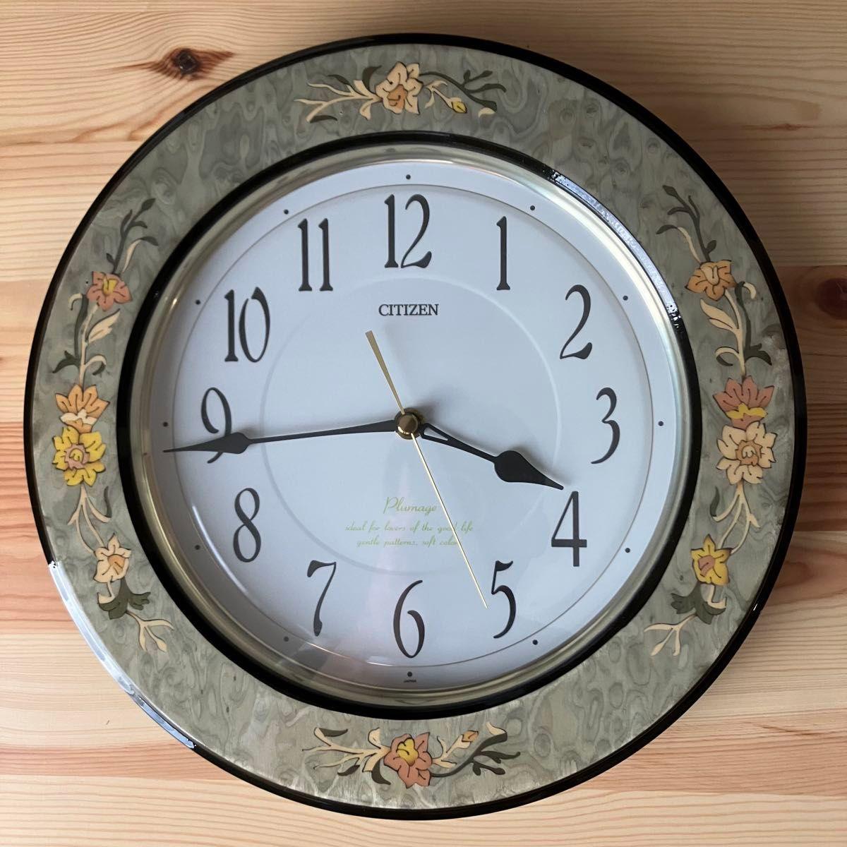 CITIZEN Citizen Plumage Plumage inlay wall clock rare