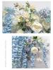 Golden Shower Flower Row Wedding Arch - Outdoor Wall Hanging Decoration