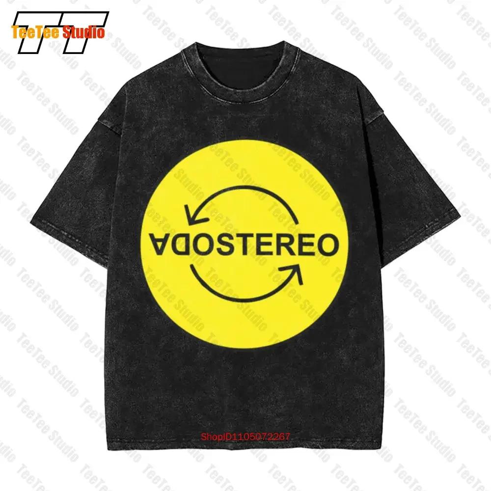 Soda Stereo Vintage Oversized TShirt Funny Birthday Cotton Vintage For CZ S