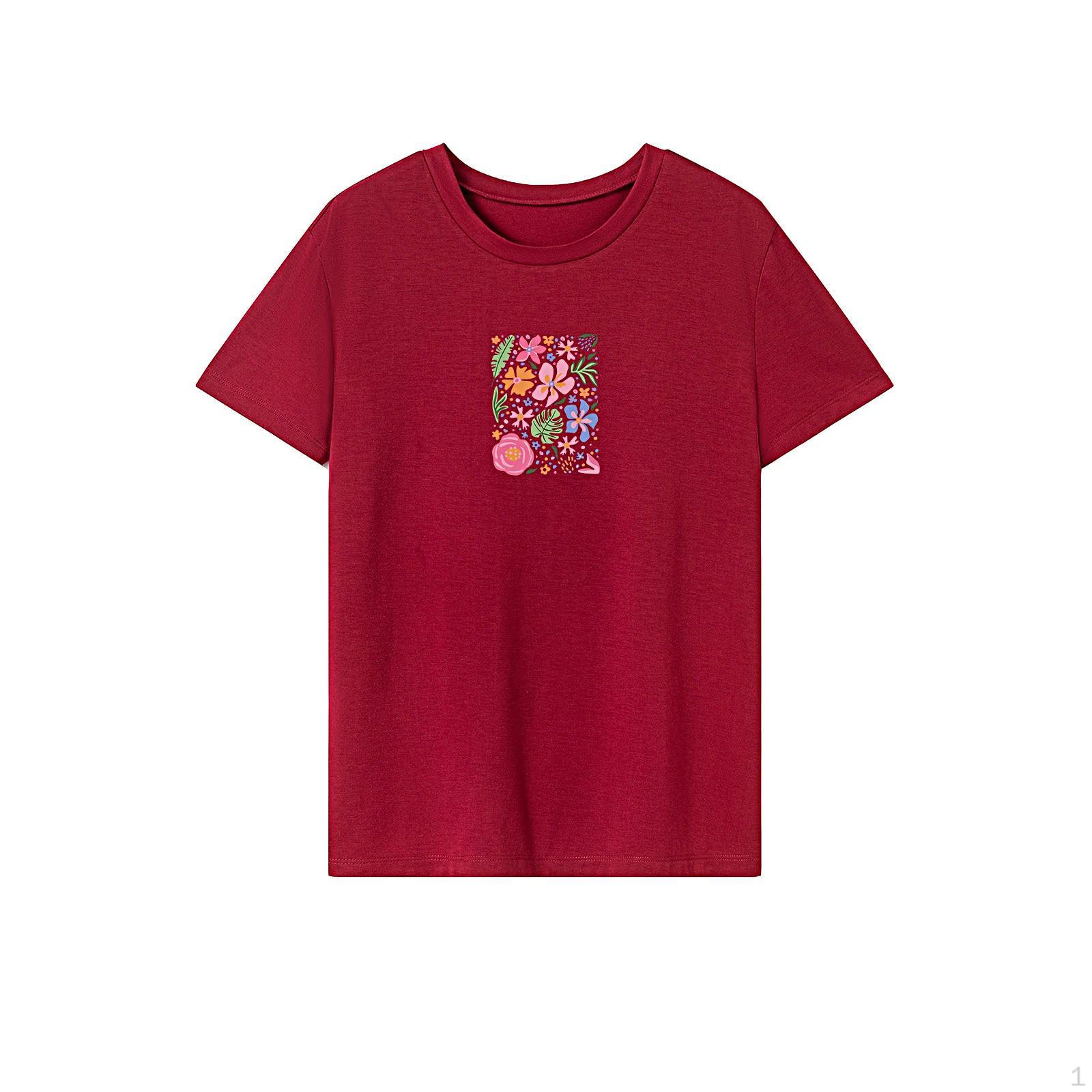 

Футболка для женщин, летняя спортивная одежда, удобный топ с коротким рукавом, рюкзак