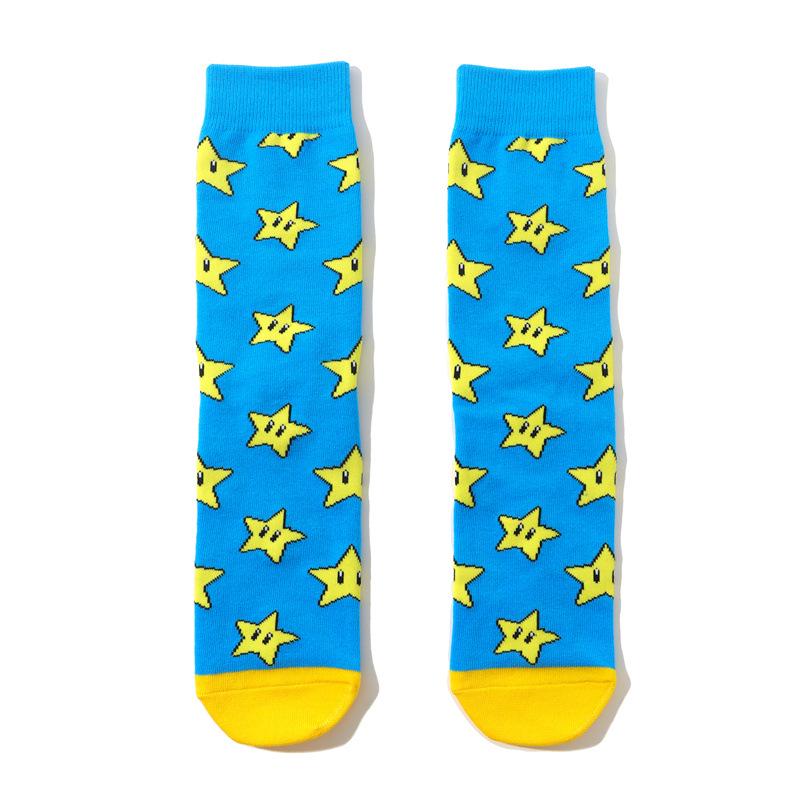 Men's & Women's Trendy Mid-Calf Cotton Anime Star Socks