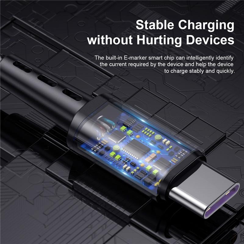 7A Fast USB Cable Type C Cable Fast Charging Data Cord Wire For MacBook Xiaomi Samsung USB To Type C Cable For Huawei