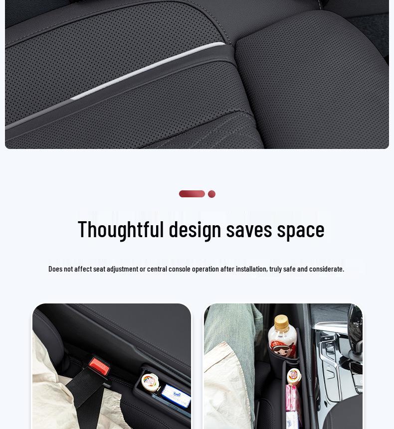 Zeekr Car Seat Gap Organizer for Models X, 001, 007, 009
