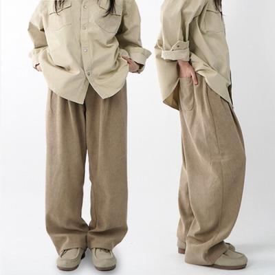 Onl Women Corduroy Wide Pants Golde Pants Pintuck Wide Pants