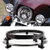 Headlight Mount Bracket Front Light Round Holder Fixing Base 7in Fit for Jeep Wrangler JK