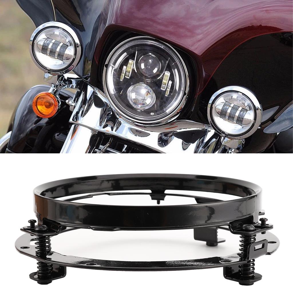 Headlight Mount Bracket Front Light Round Holder Fixing Base 7in Fit for Jeep Wrangler JK