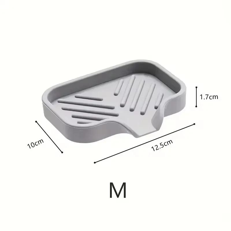 New Silicone Faucet Mat Kitchen Sink Tray Soap Dispenser Sponge Drain Pad Sink Splash Drying Mat Countertop Storage Tray