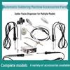 Automatic Soldering Accessories: Soldering Iron Handle, Feed Tube, Feed Box, Gear, Feed Nozzle, Head.