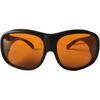 Okulary Bezpieczeństwa Laserowego 355nm, 405nm, 445nm, 450nm, 532nm, 980nm, 1064nm Q-switched Okulary Ochronne do Laserowego Usuwania Tatuaży dla Technika Laserowego Nd:yag,Zielony
