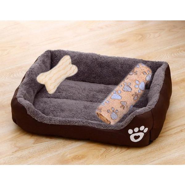 Pet Large Dog Bed Warm House Candy-colored Square Nest Pet Kennel For Small Medium Large Dogs Cat Puppy Plus Size Dog Baskets