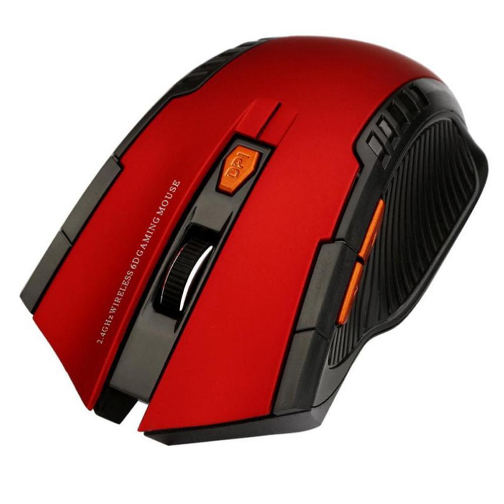 Gaming Mouse Ergonomic Wireless Mouse PC Gaming Mice Silent with Operated For PC Laptop DPI 6 B R9A4