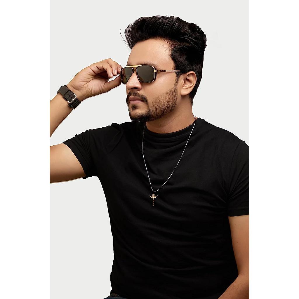 Pánské a dámské polarizační brýle Denny Blue Gradient Glass a stříbrný rámeček Nirvana