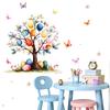 Easter Creative Egg Tree Butterfly Wall Sticker Bedroom Living Room Background Wall Decoration Self-Adhesive