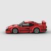 Moc Technical Car City Speed Racing Car Construction Blocks Sports Car Garage Carro Rennau Voiture Moc Creative Vehicle Toys