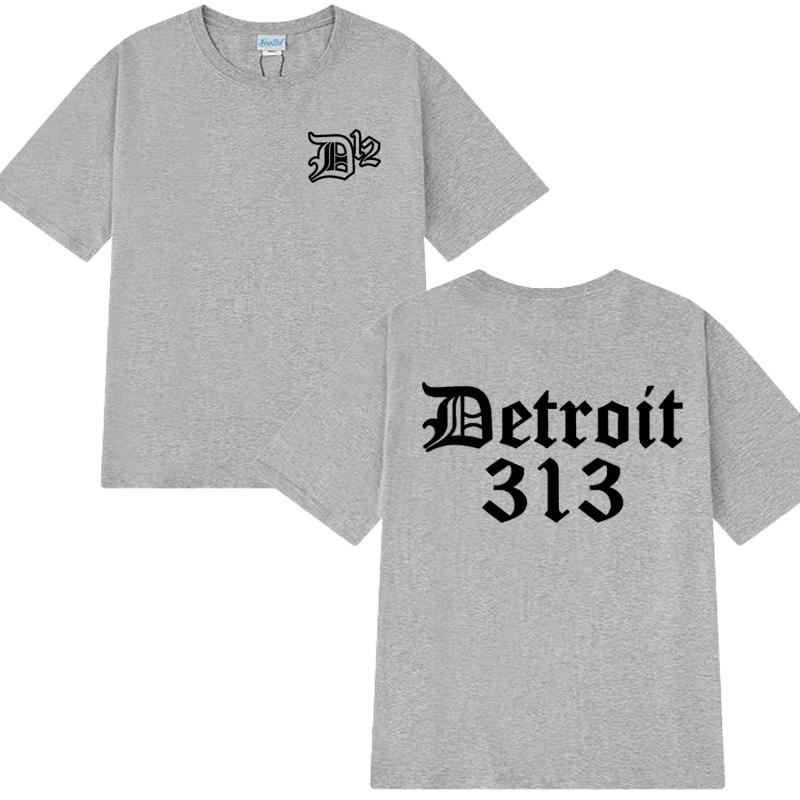 Rock Music D12 Hip Hop Double Sided Printed T Shirts Unisex Oversized 100% Cotton Short Sleeve T-shirt Men Women Vintage Tops