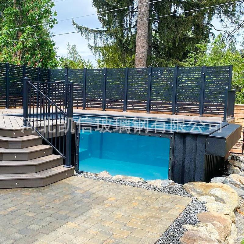 Home Villa Fiberglass Spa & Swimming Pool Container
