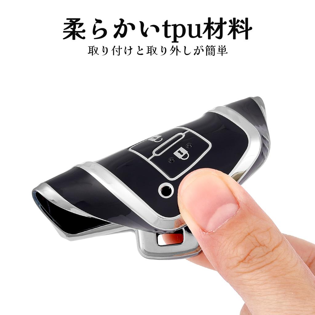 TPU Car Key Cases for Toyota Alpard Vellfire HV Noah Voxy Esquire Sienta 4 Buttons Smart Remote Fobs Protector Cover