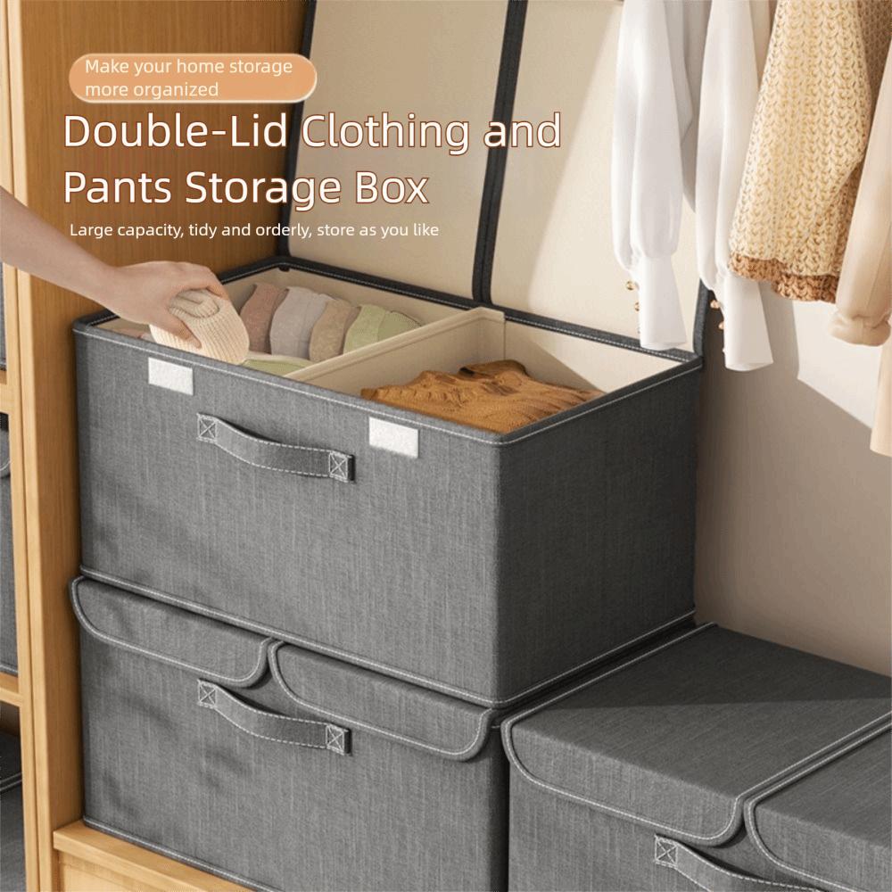 Foldable Closet Storage Container Reinforced Handles Toy Storage Organizer  Underwear Storage