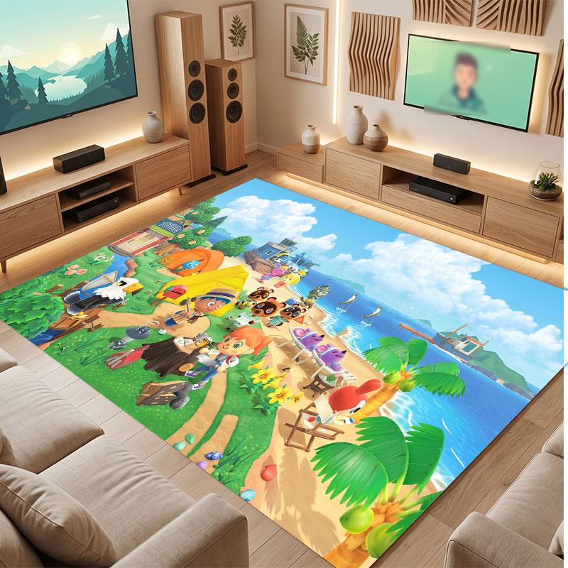 Animal Crossing Rug Soft Thick Non Slip Floor Carpet for Bedroom Living Room Home Decor