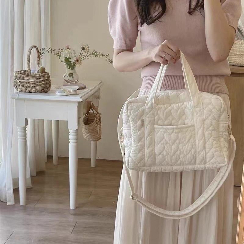 Borsa a tracolla portatile Borsa a tracolla grande capacità per mamma e bambino, con tracolla singola, con cartone animato, per esterni