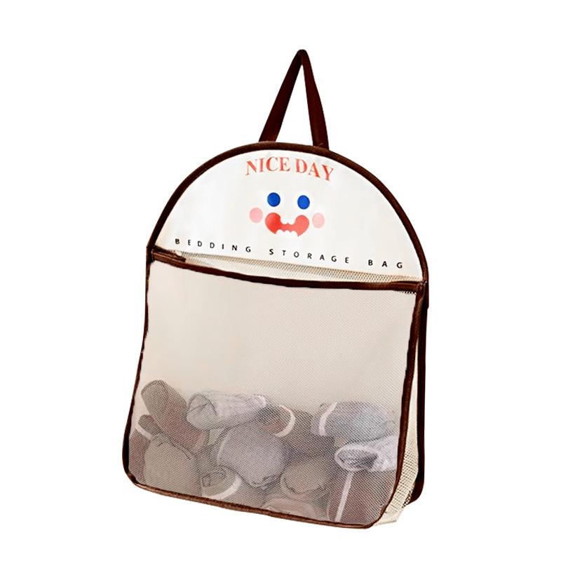 

Hanging Sundries Storage Net Underwear Socks Storage Hanging Bag Wardrobe Storage Bag Behind The Door Storage Hanging Wall Bag 10pcs коричневый