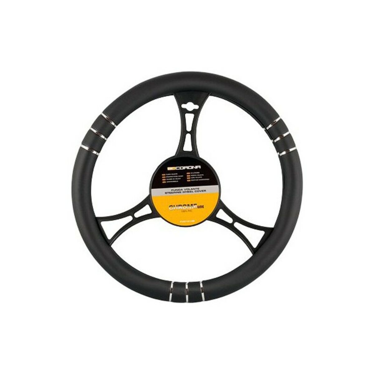 

Чехол на руль BC Corona FVO10136 Хромированный, черный (Ø 36 - 38 см)