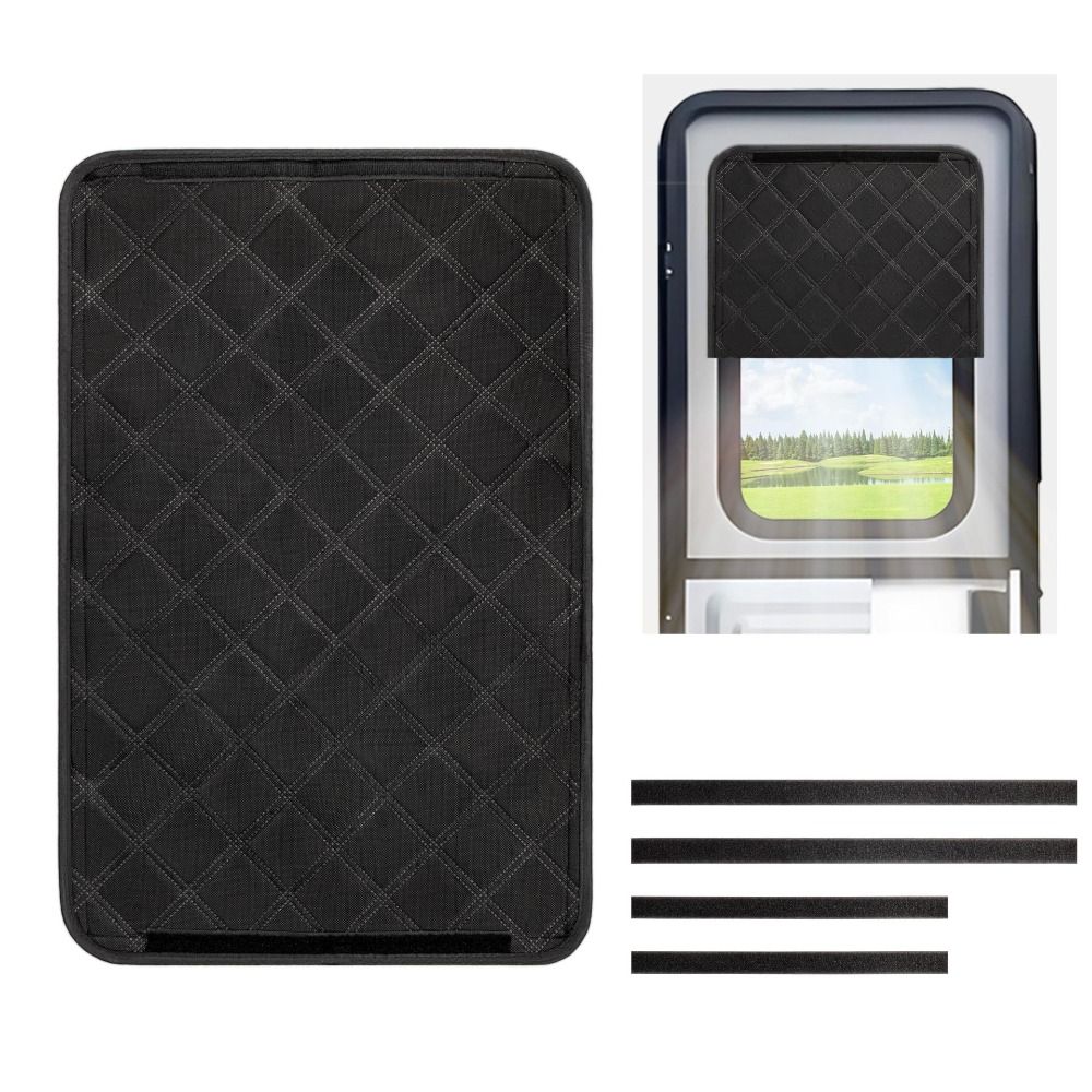 Foldable RV Window Shade Thickened Oxford Sunshade Privacy Screen Blackout Window Cover Camping